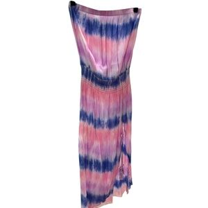 NWOT Becca strapless dress / swim cover up